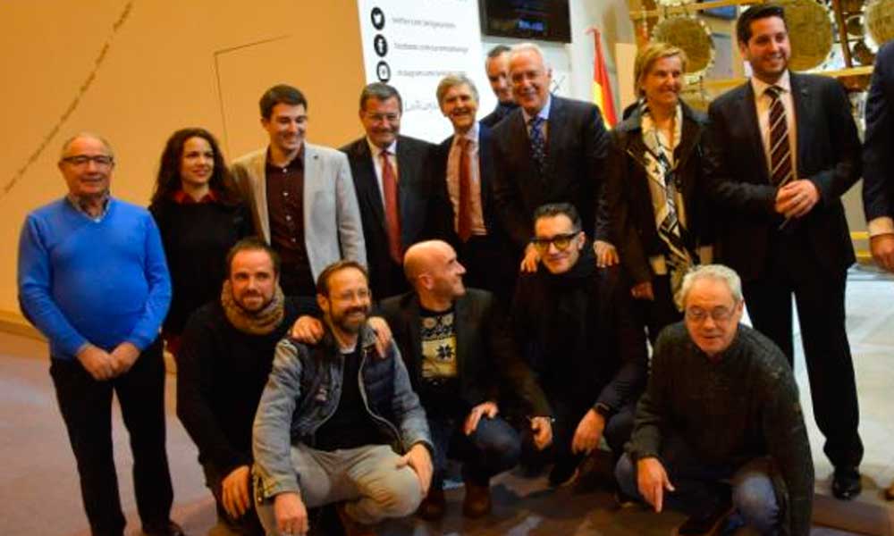 Delegación arnedana con el Presidente del Gobierno de La Rioja en FITUR 2017