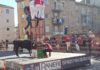 Imagen del primer encierro de las Fiestas de San José de Arnedo 2017