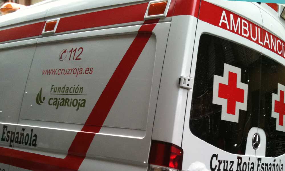 Ambulancia de Cruz Roja en Arnedo