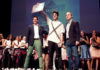 Gonzalo Herce recibe su reconocimiento en el I Arnedo Talent