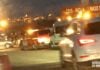 Zona del accidente en la LR-134 entre Arnedo y Calahorra