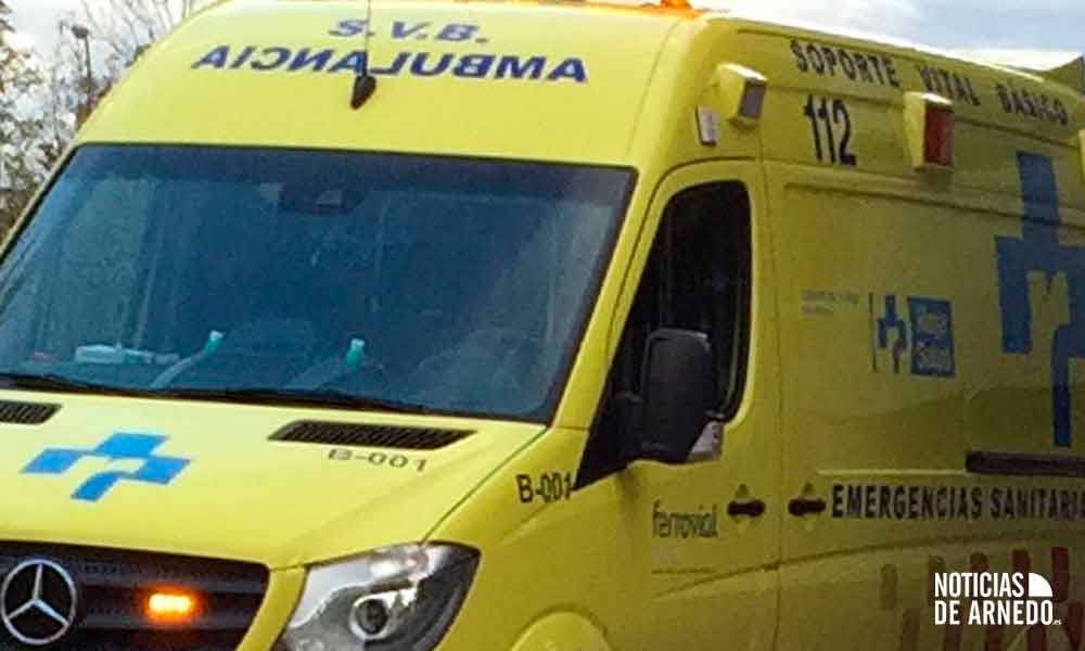 Ambulancia de Soporte Vital Básico del Servicio Riojano de Salud (SERIS) y Ferrovial