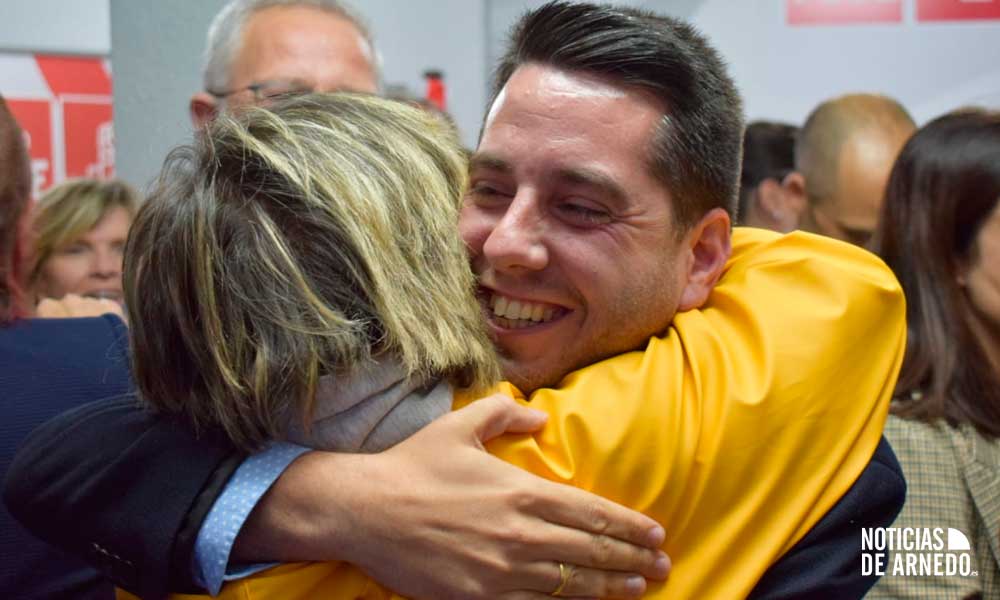 Celebración en la sede del PSOE en Arnedo
