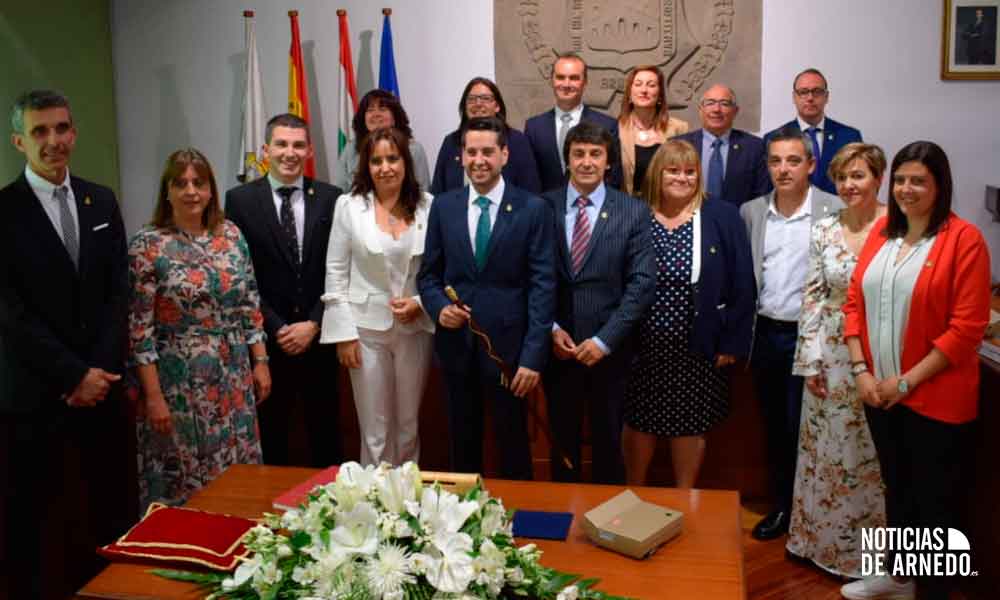Nueva corporación municipal del Ayuntamiento de Arnedo (Junio de 2019)