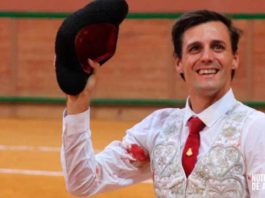 El ganador del Zapato de Oro 2019, Francisco Montero, en el Arnedo Arena