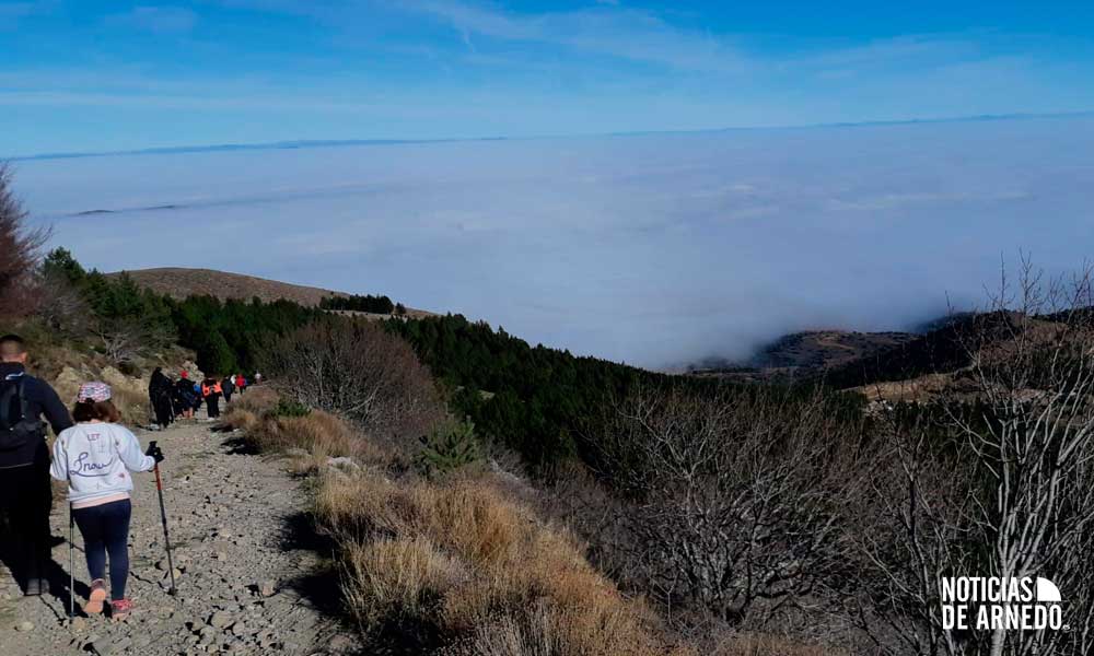 Vistas desde Peña Isasa en el día de Nochevieja de 2019