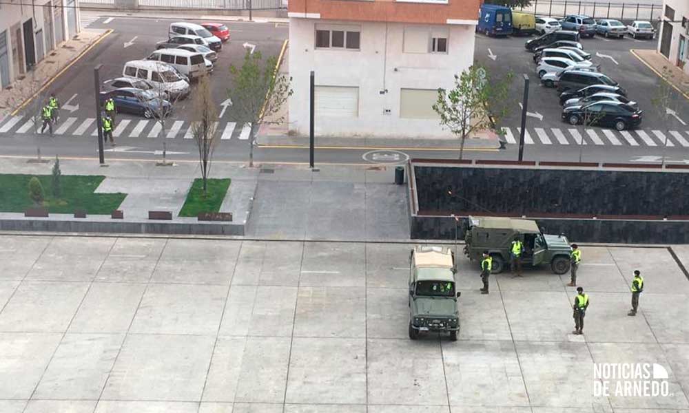 Unidades del Ejército de Tierra en la Plaza de España