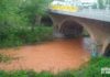 El río Cidacos en Arnedo el viernes 24 de abril de 2020