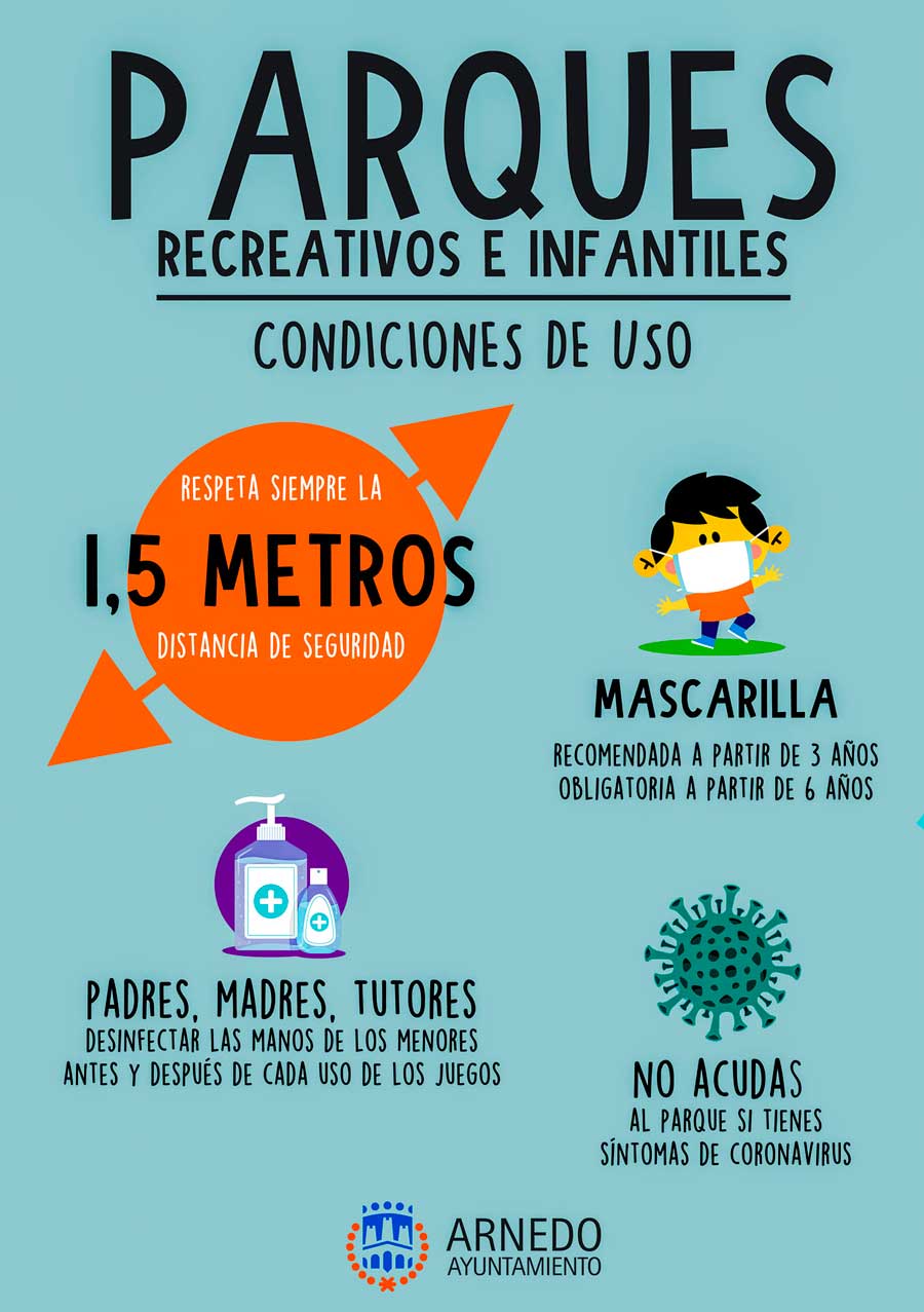 Normas de reapertura de parques infantiles en Arnedo desde el 23 de diciembre 2020