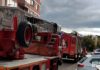 Bomberos CEIS Rioja en calle Francisco de Quevedo de Arnedo
