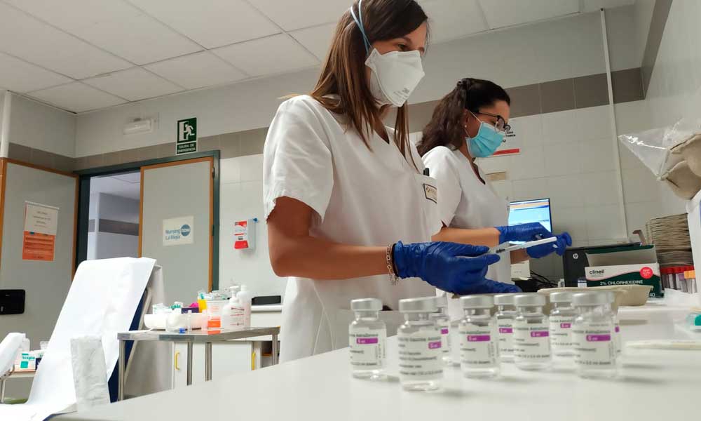 Plan de Vacunación COVID en Arnedo (La Rioja) del Servicio Riojano de Salud