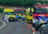 Imagen del accidente enviada por una lectora a Noticias de Arnedo